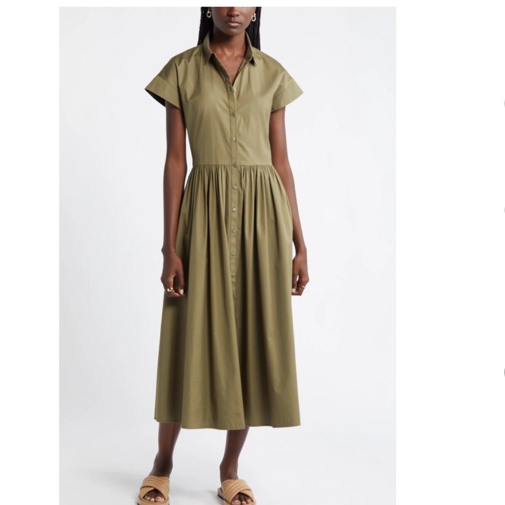 Nordstrom Button up Midi Dress
